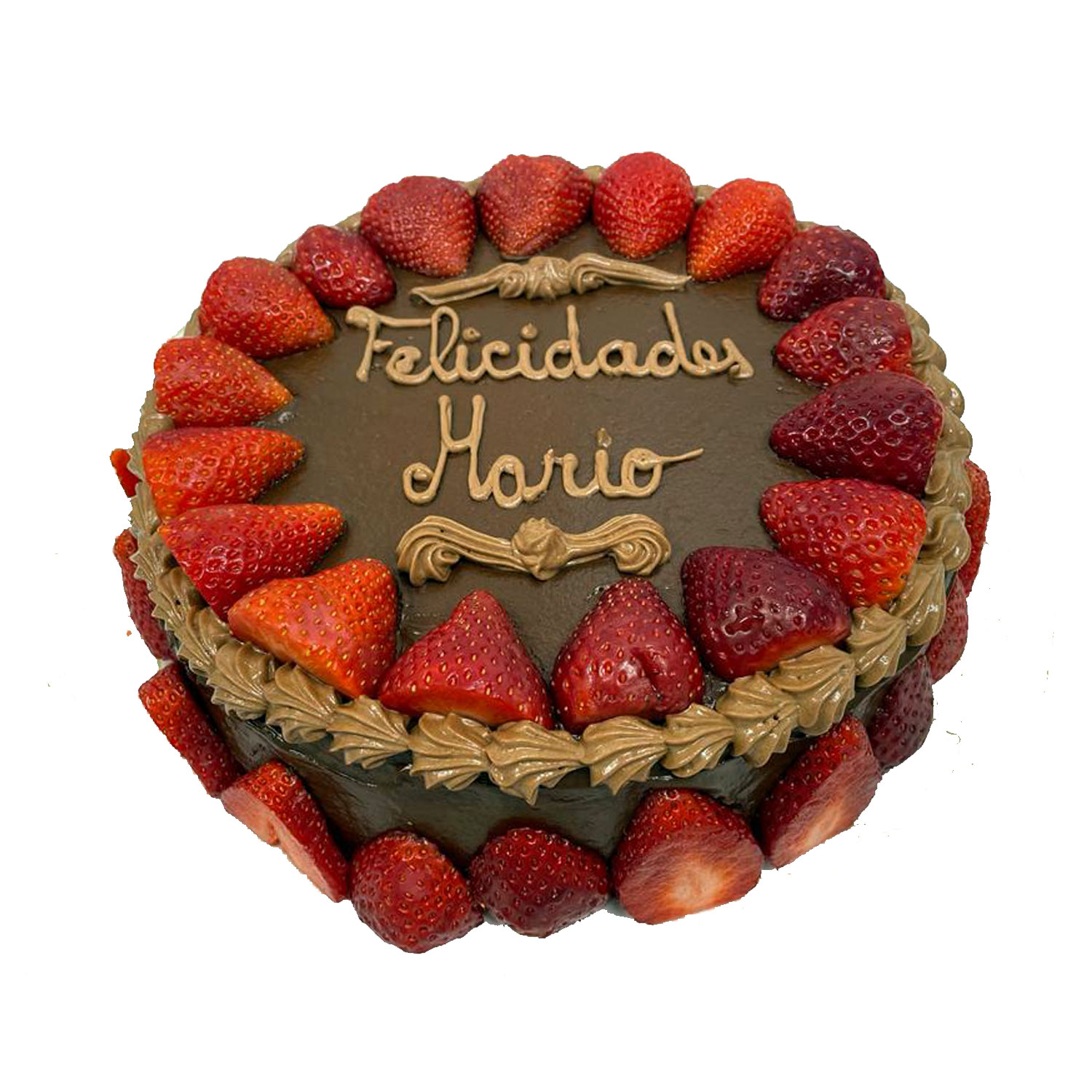 Pastelería Ayesa Tarta de fresas, nata y chocolate